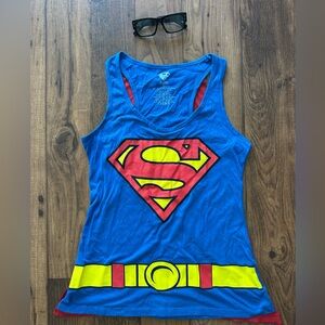 Superman tank top size large